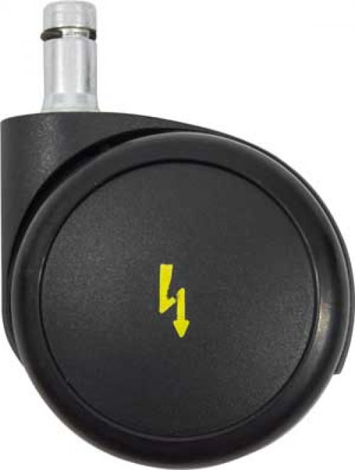 O 65 mm antistatic ESD castor.