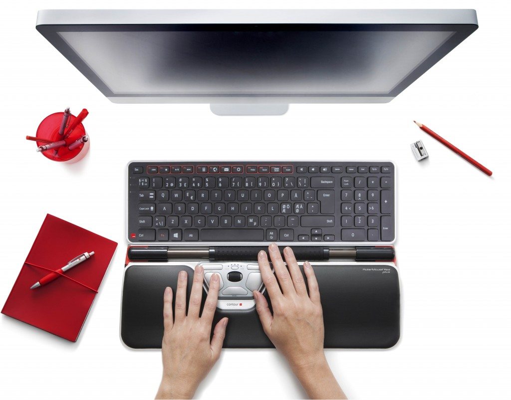 Contour RollerMouse Red ergoway